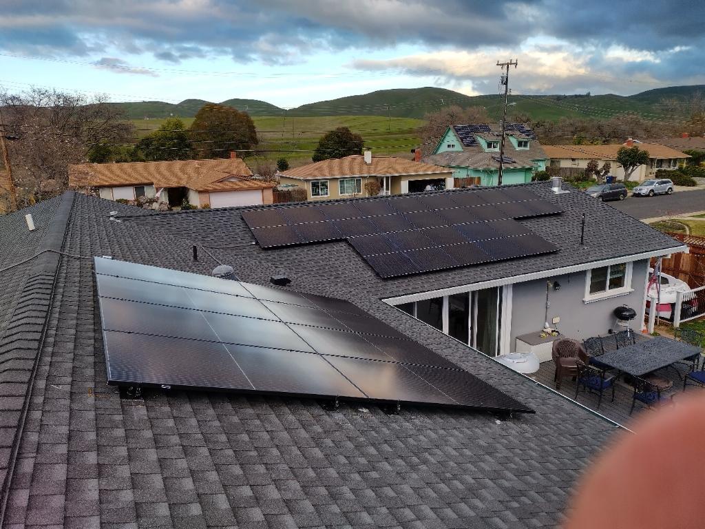 Solar Panels on Residential Roof